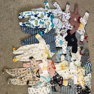 Baby footie jammies